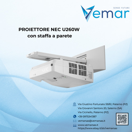 Proiettore nec u260w con - u260w,