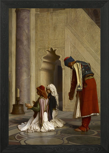 Quadro preghiera moschea - in,