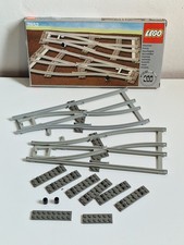 Lego vintage set Legoland Train 12V 7852 Manual Points, with box.