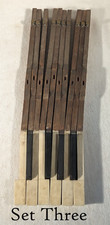 Tasti pianoforte vintage