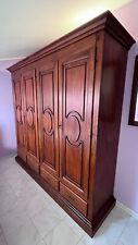 ARMADIO QUATTRO ANTE IN LEGNO MASSELLO COME NUOVO IN STILE ARTE POVERA MAI USATO