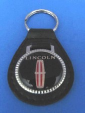 LINCOLN AUTO LEATHER KEYCHAIN