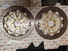 coppia dischi freno 320 mm anteriori brembo x tutte le Ducati 4,0mm residui