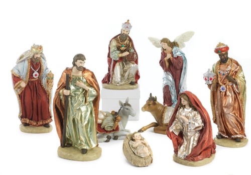 Set presepe 9 soggetti - set,