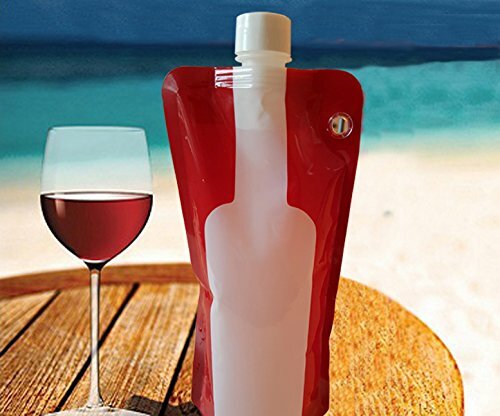 Bottiglia vino pieghevole - bottiglia, di