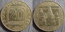 * AUSTRIA 20 schilling 1995 "