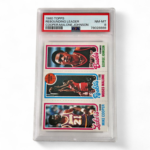 1980 topps rebounding - rebounding, leader