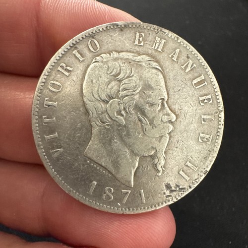 Moneta lire 1871 vittorio - 1871,