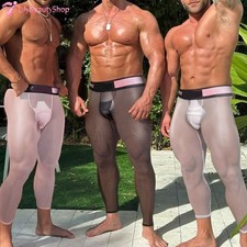 Leggings uomo sexy seta