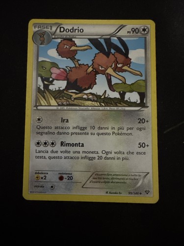 Carta pokemon dodrio 146 - dodrio, 99/146
