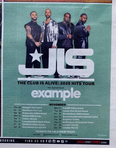 Jls example live - jls, dates