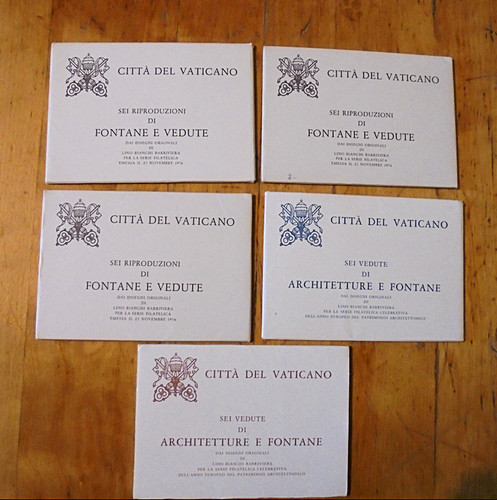 Lotto vaticano 1978 - lotto, 5x