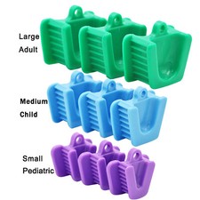 5/10/20/50Pz Slicone Blocchi Morso Bocca Puntelli Piccolo Medio Grande per Denti