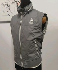 MARINA YACHTING Mens Sleeveless Tracksuit Top Jacket IT 48 Grigio Poliammide 