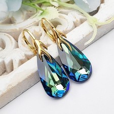 Orecchini donna oro swarovski