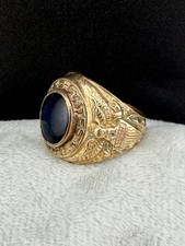 Anello vintage US Navy tono