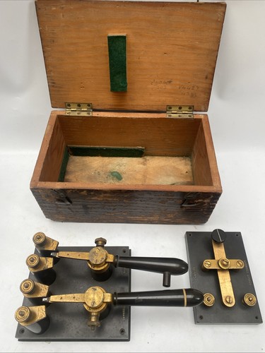 Antique morse code - code, keys