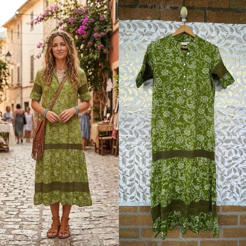 Maxi abito julia amory - julia, verde
