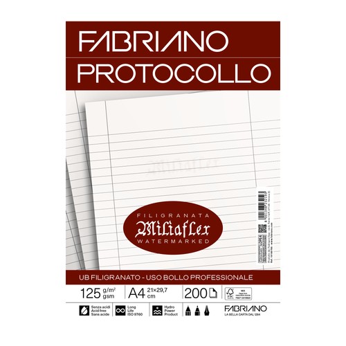 Foglio protocollo uso - foglio, a4