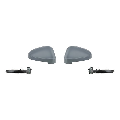 Coppia calotte specchio con - calotte,
