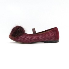 Fendi Burgundy Suede FF Logo