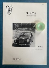 Rara Pubblicità SIATA DAINA del 1950
