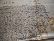 CARTA TOPOGRAFICA MILITARE