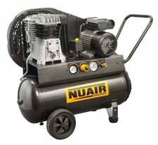 Nuair Compressore aria a cinghia 50 litri 2Hp bicilindrico 220V B2800B/2M/50