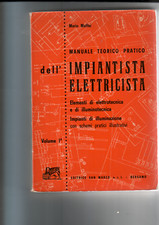 Maffei Manuale dell'impiantista elettricista San Marco, Volume I° 1963, 171 pag