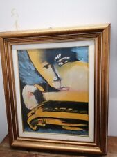 REMO BRINDISI - PASTORE CON PECORELLA - OLIO SU TELA AUTENTICA Abruzzo Ferrara