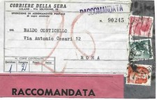 1963 fronte pacco - fronte, raccomandato