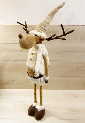 Renna lapland natalizia bianca - natalizia,