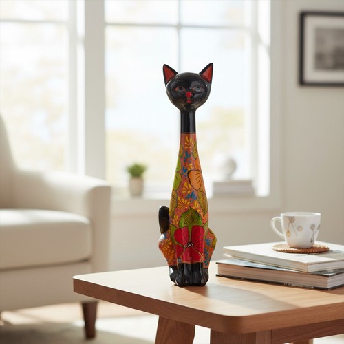 Statua gatto talavera - statua,