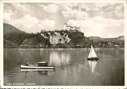 Ea1127 cartolina angera lago - ea1127,