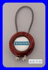🔷Portachiavi Porta Chiavi Auto In Legno con Logo Volvo🔷