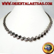 Collana in argento girocollo