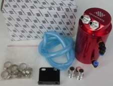 SERBATOIO RECUPERO VAPORI OLIO UNIVERSALE AUTO VASCHETTA LIQUIDI CANISTER TANK