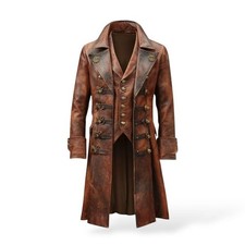 Cappotto pelle steampunk