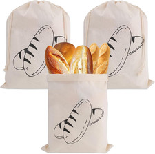 3 Pezzi Sacco per Il Pane in