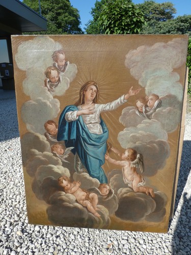 Antico quadro francese xix - antico,