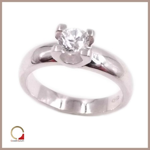 Anello fidanzamento solitario - anello,