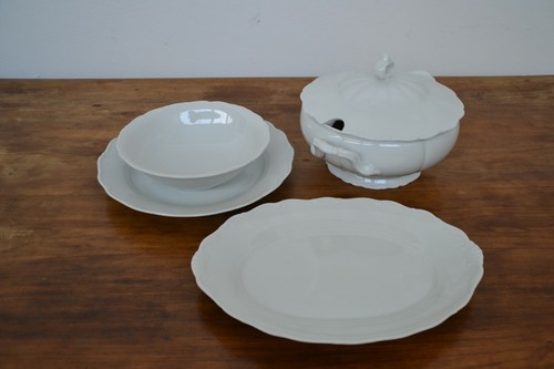 Splendida zuppiera con piatti - zuppiera,