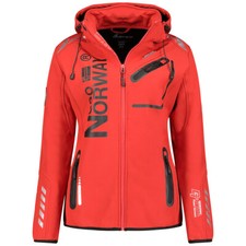 Giacca Softhell Donna GEOGRAPHICAL NORWAY WU8088F Reine Rosso