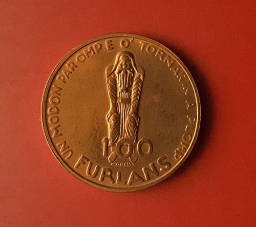 Medaglia 100 furlans monassi - furlans,