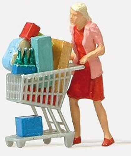 Preiser shopaholic with - with, loaded