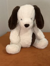 Peluche Jellycat Medium Puffles cucciolo crema e cane marrone cucciolo giocattolo morbido ritirato raro