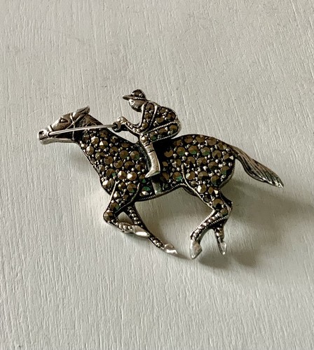 Spilla fantino cavallo - spilla,