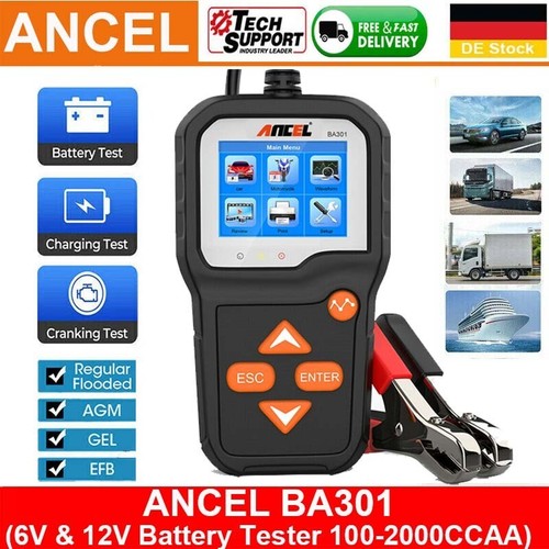 Ancel ba301 12v tester - ancel,