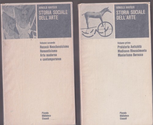 Storia sociale dell arte - dell'arte,