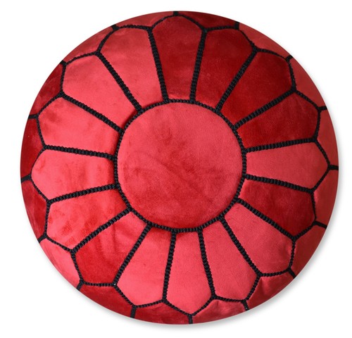 Pouf velluto fatto mano - pouf,